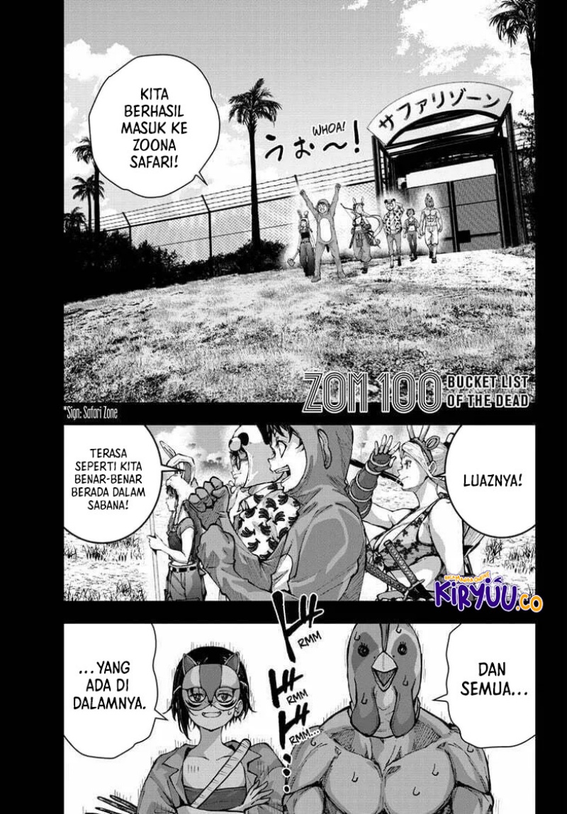 Zombie 100 ~Zombie ni Naru Made ni Shitai 100 no Koto~ Chapter 72 Bahasa Indonesia